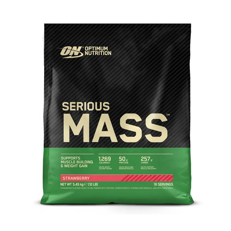 Optimum Nutrition Serious Mass - Proteinpulver jordbærsmag