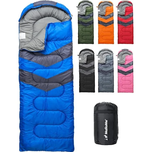 Adult Sleeping Bags Cold & Warm Weather - Backpacking & Camping Sleeping Bag for Kids 10-12, Girls, Boys - Lightweight