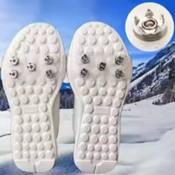 Broddar (1 par) halkskydd för skor, vinterskor med halkskydd, halkskydd för isiga och snöiga vägar.