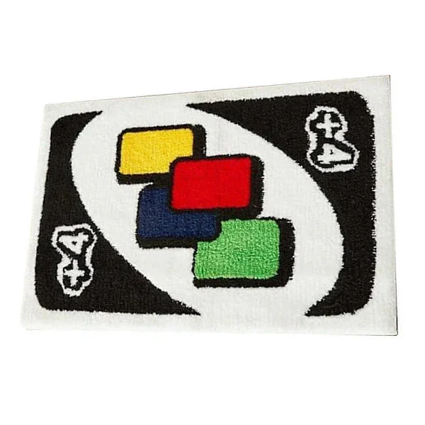 Reversed Short Doormat Tufted Rugs Living Room Bedside Floor Mat Soft Area Rug Thickened Non-slip