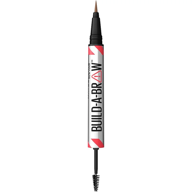 Maybelline New York Build-A-Brow 2-In-1 Brow Pen 255 Soft Brown, Makeup, Øjenbryn, Øjenbrynsblyanter