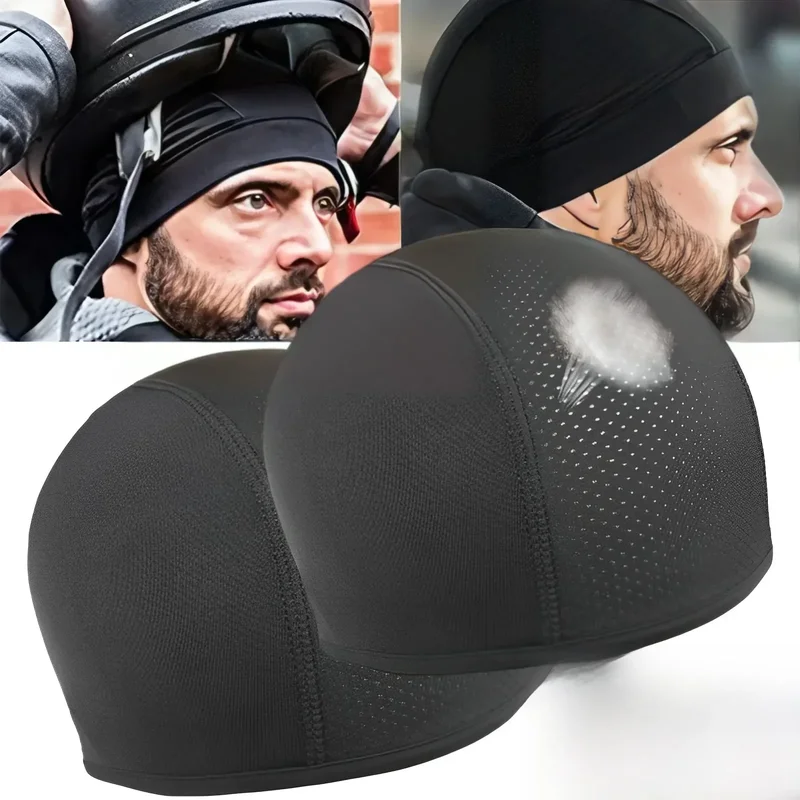 AliExpress - 1/2 stks Motorhelm Binnenkap Hoed Sneldrogend Ademend Hoed Racing Cap Onder Helm Beanie Cap Motocross Motorhelm Hoed