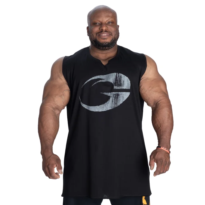 GASP Cadet Lin Singlet Svart Grå