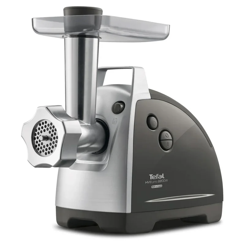Tefal HV8 Pro kjøttkvern NE6868 / Elektrisk kjøttkvern til hjemmebruk / Kjøttkvern med pølsehorn