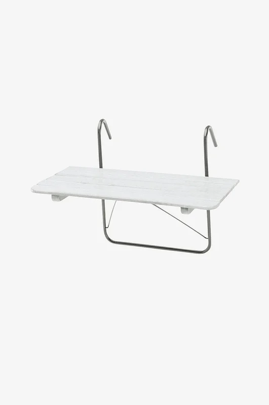 Hillerstorp - Balkongbord 50 x 80 cm - Vit - Balkongmöbler - Från Homeroom