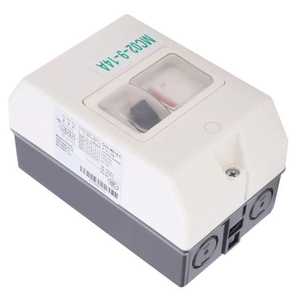 Motorvernbryter Kretsbryter Vanntett Beskyttelse Erstatning MC02‐9‐14A 220V/380V