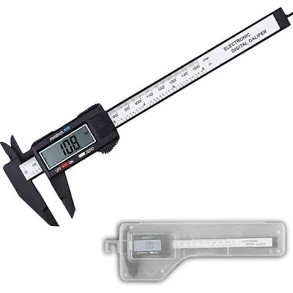 6 tuuman/150 mm LCD digitaalinen jarrusatula elektroninen vernier-mikrometri mittaustyökalu