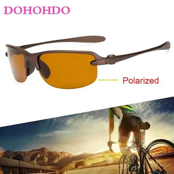 DOHOHDO Sports Solbriller Polariserede Polaroid Fiskesolbriller Sportsbriller Dame Solbriller Til Mænd UV400 De Sol Feminino