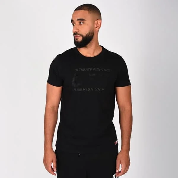 T-shirt UFC herr svart sport träning streetwear