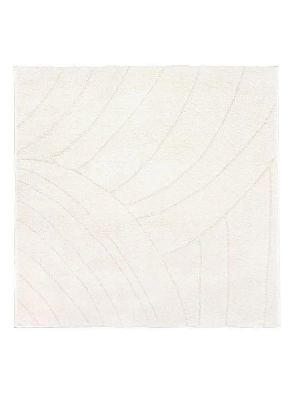 Grande Talloy Alfombra - Blanco 240X240 Al Estilo Escandinavo
