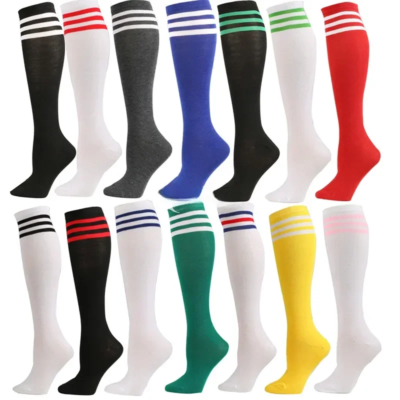 AliExpress - Unisex Kompressionssocken Fußballsocken Rutschfeste lange Röhre Kniestrümpfe Socken Gestreifte Fußballsocken Laufsportsocken