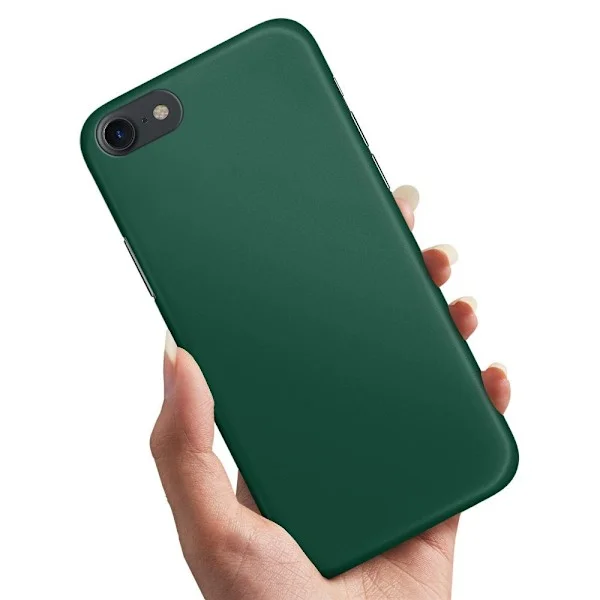 Cover / Mobilcover til iPhone 5 / 5S / SE - Mørkgrøn