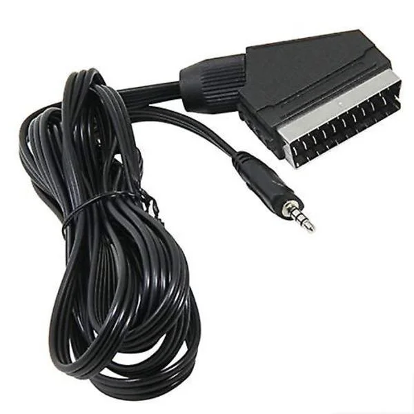 Scart til 3,5 mm, 1,4 m 3,5 mm Mini Jack til Scart Kabel til TV, Hovedtelefoner og Højttalere