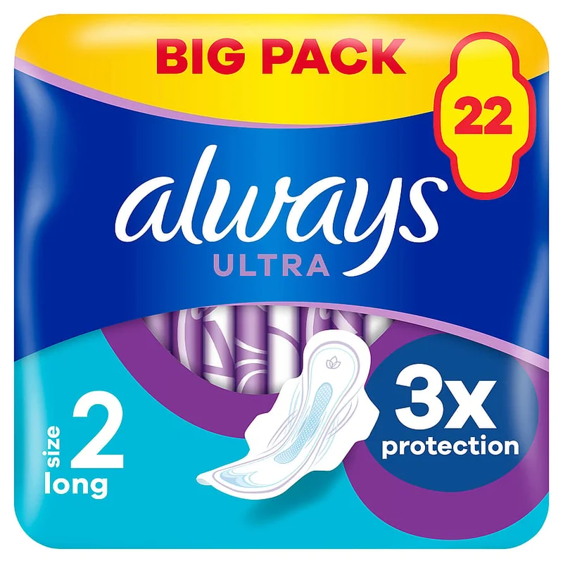 Always Long Bind Wing 22 stk, Medicin & Pleje, Bind & Indlæg, Bind