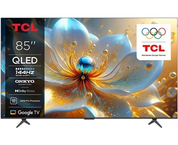 TCL 85tum T8C 4K 144 Hz QLED Smart TV (2025) - 85T8C