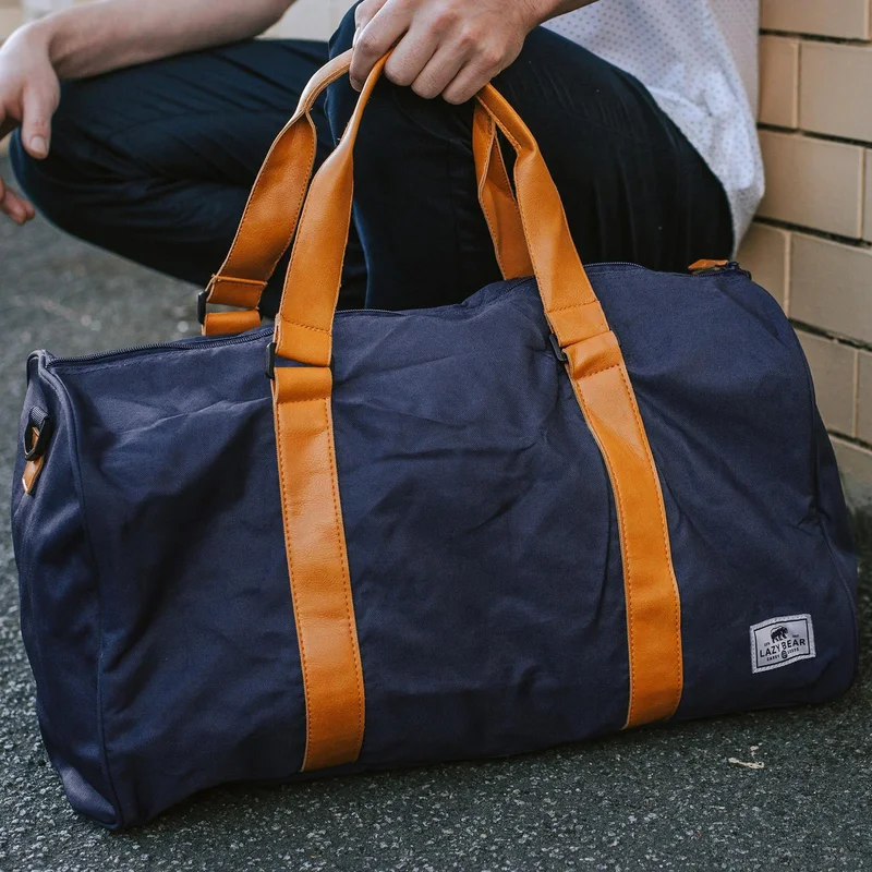 Leo Navy Duffel Bag for Men - Duffle bags