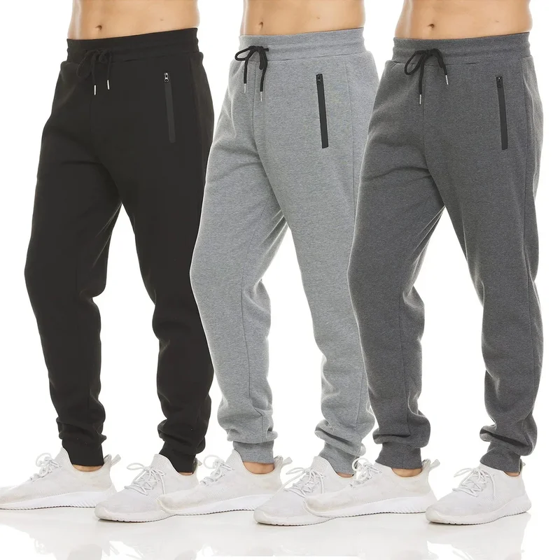 AliExpress - 2024 new Sweatpants Streetwear Trousers Men Pants Solid color Drawstring Zipper Pockets Cargo Pants Men Overalls Running pants