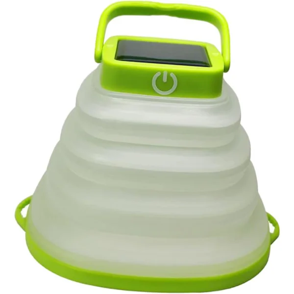 Bærbar Teleskopisk Lampe Solcelte Lampe LED-lampe Sammenklappelig Campingbelysning Lanterne Sollys Udendørslamper Campingtelt Lampe