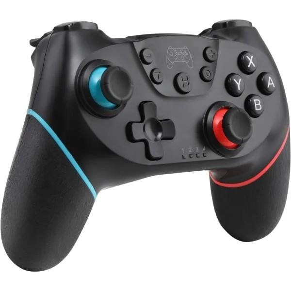 Switch-kontroll, kompatibel med Nintendo Switch-kontroller, med väckningsfunktion, trådlös switch-kontroll