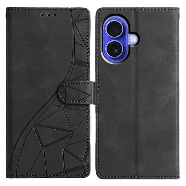Supererbjudande till lågt pris! Kompatibelt med iPhone 17 Plånboksfodral Folio Ställ Korthållare Affärsstil Flip Omslag Svart