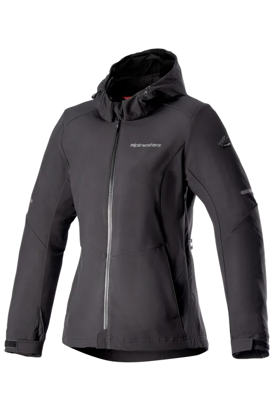 Sweat à Capuche Moto Femme Alpinestars Stella Neo Waterproof Noir L