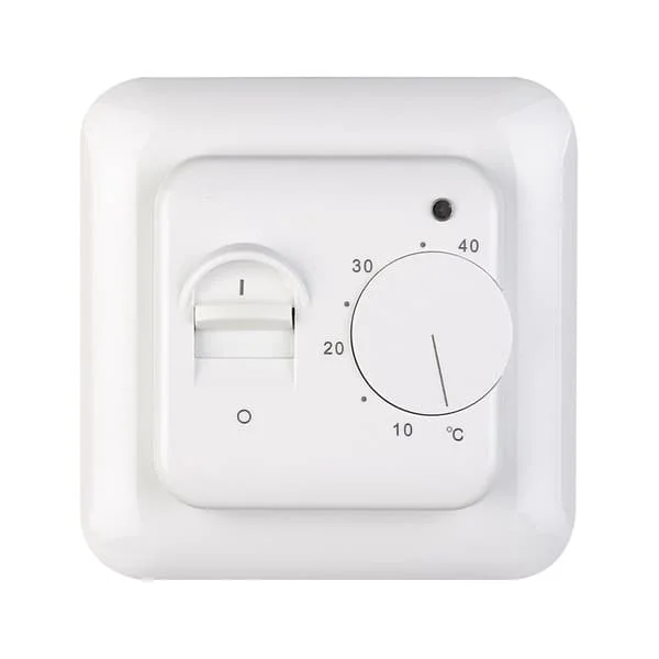 Manuell elektrisk gulvvarmetermostat med AC 220v 16a sonde, mekanisk gulvvarmetermostat regulator [energiklasse A+++][BT]