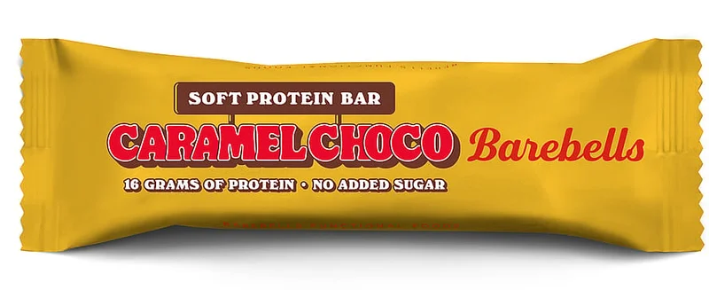 Barebells Proteinbar Soft Caramel Choco 55 g, Sport & Velvære, Protein & Energi, Energi- Og Proteinbarer
