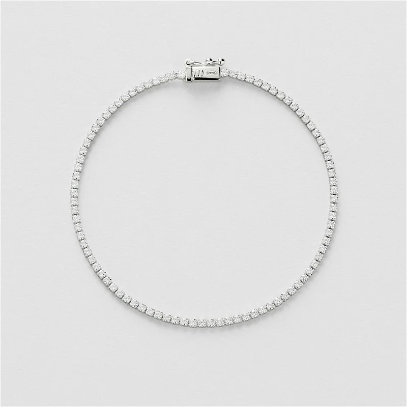 Tennis Armbånd (S) 16,5 cm - Sterling Silver
