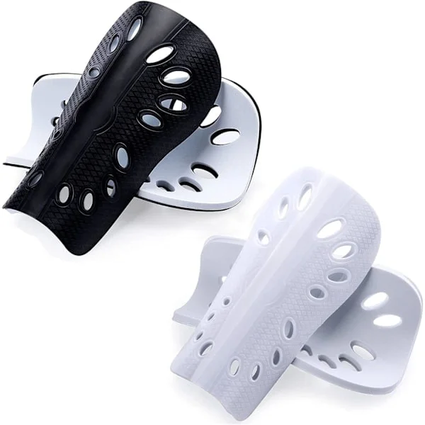 (Larger Shin Guards) Football Shin Guards, 2 Pairs Lightweight and Breathable Shin Guard Sleeves Protective Calf Guards Shin Pads