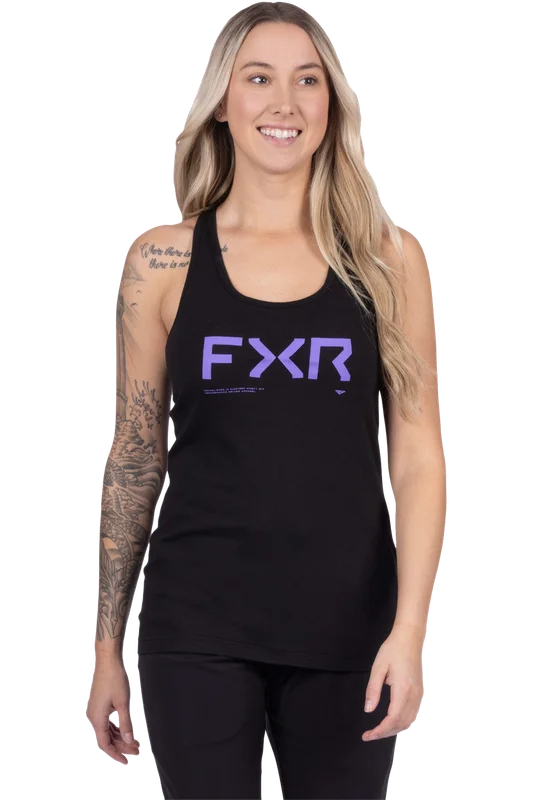 Canotta Donna FXR Hydrogen Premium Nero/Ametista S