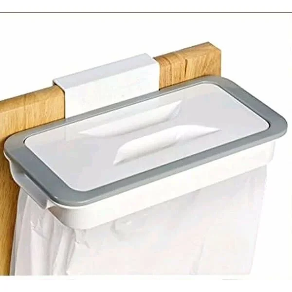 Sopkassehållare med klämma för låda/dörr/möbler, perfekt för husbil, resor, hem, kök, avfallssortering