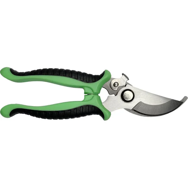 Beskärningssax, Halksäkra Saxar med Låsbar Handtag Professionell Reparation Trädgård Blomgren Saxar, Multifunktionella Gren Saxar (Grön)