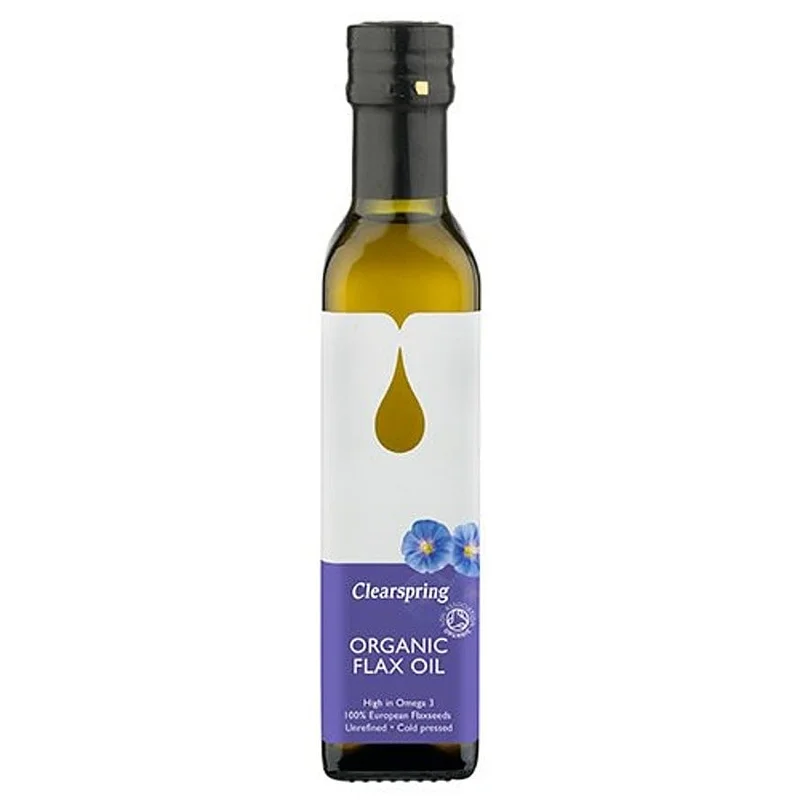 Clearspring Hørfrøolie Ø 250 ml, Helse & Madvarer, Kerner & Frø, Frø