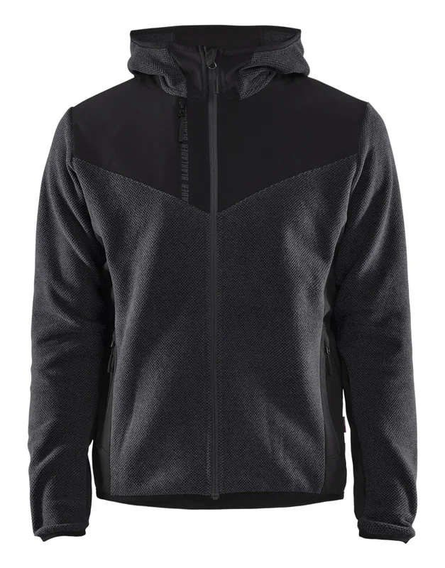 Blåkläder 594025369799M Jakke Strikket, med softshell, antracit grå/sort Antracitgrå/sort, Tøj
