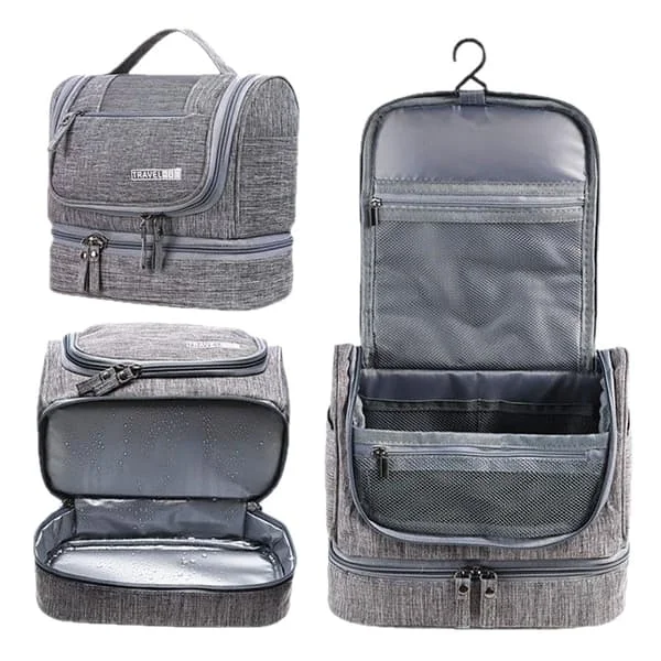 Makeup Bag / Toiletry Bag / Wash Bag - Makeup Bag Grey