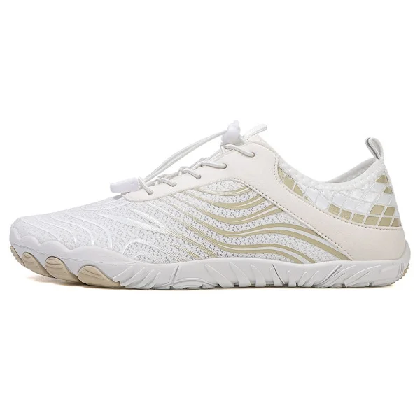 [KK] Women's and Men's Water/Swim Shoes, Non-Slip, Athletic, for Walking, Running, Swimming H02 Beige