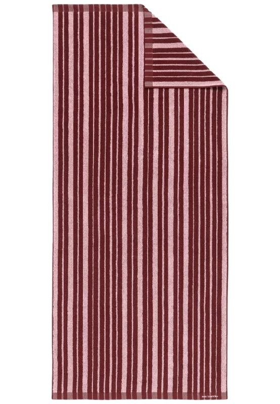Marimekko Raide Bath Towel 70X150 Cm Badrumstextilier Rosa ONESIZE
