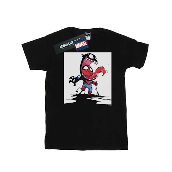 Marvel Herr Spider-Man Venom Cartoon T-shirt S Svart