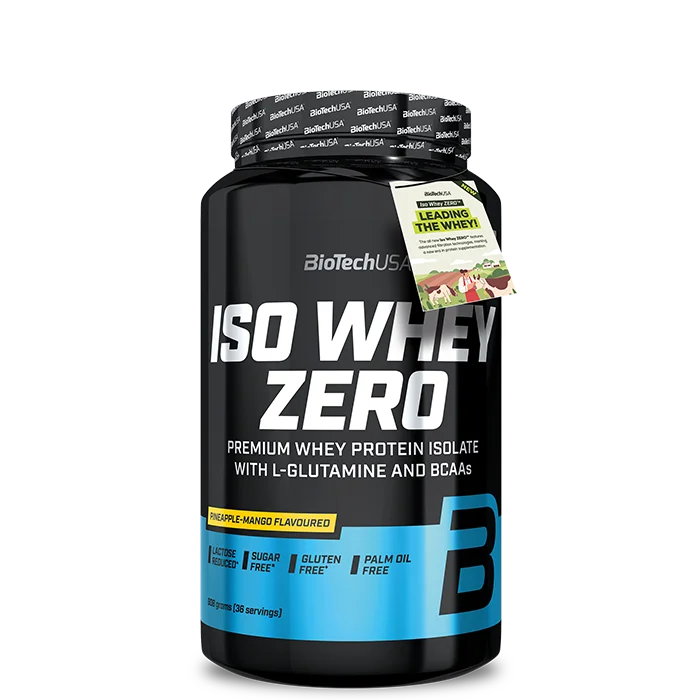 Biotech USA Iso Whey Zero Laktosreducerat Vassleproteinisolat 908 g