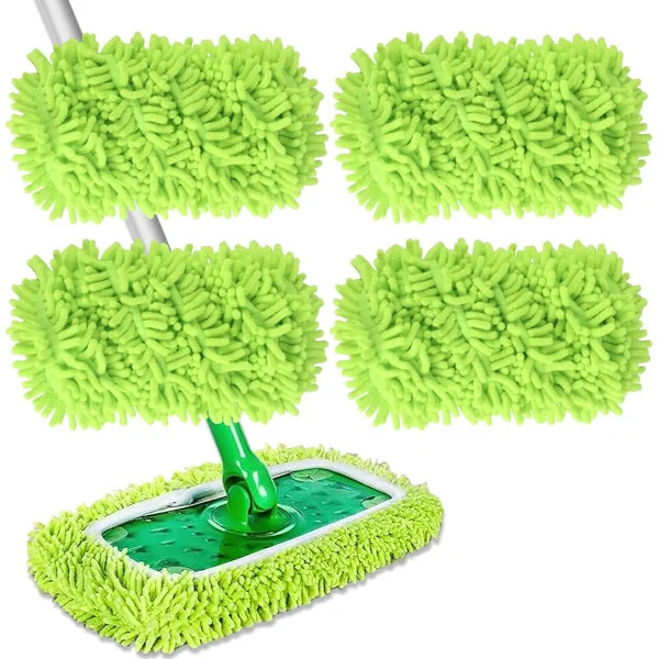 Pieces Microfiber Mop Cloths for Swiffer Sweeper Mop Refill Steam Mop, Reusable Washable Mop Pads for Tile Floors