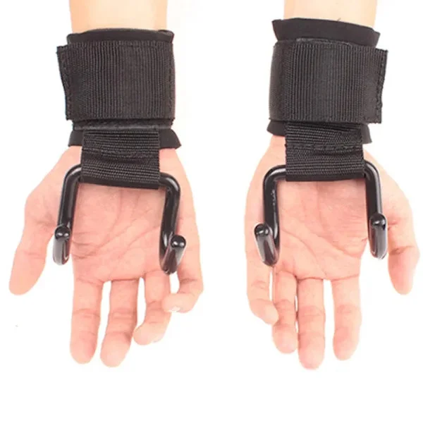 [RM]Fitness Booster Belts Assist Hook Pull-ups Grip Horizontal Bar Auxiliary Belt Deadlift Wrist Support Weightlifting Gym