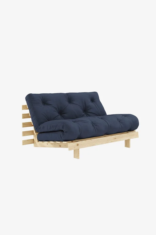Karup - Sovesofa Roots 140 Rå bund - Blå - Sovesofaer - Fra Homeroom