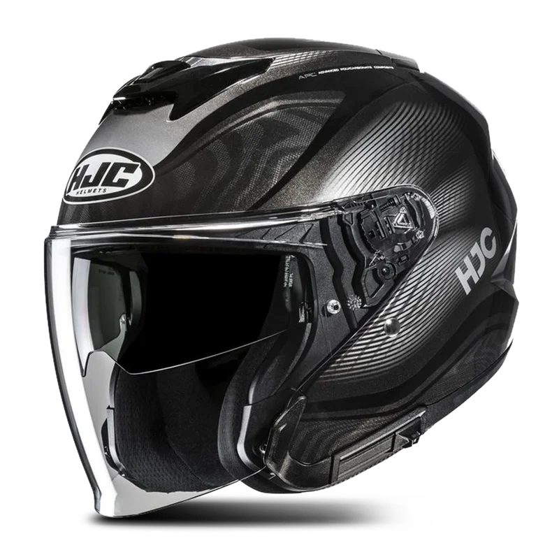 Kask Otwarty HJC I31 Depe Czarny/Szary S