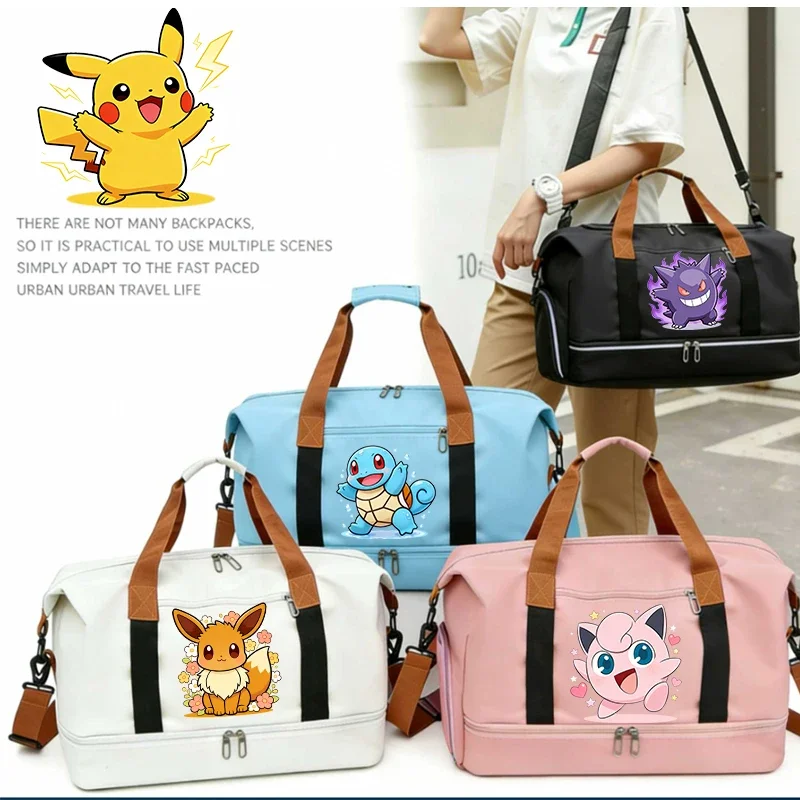 AliExpress - Sac de voyage Pokémon Pikachu pour femme, sac de sport étanche, sac de fitness pour homme, sac de rangement, sac à bandoulière, cadeau 