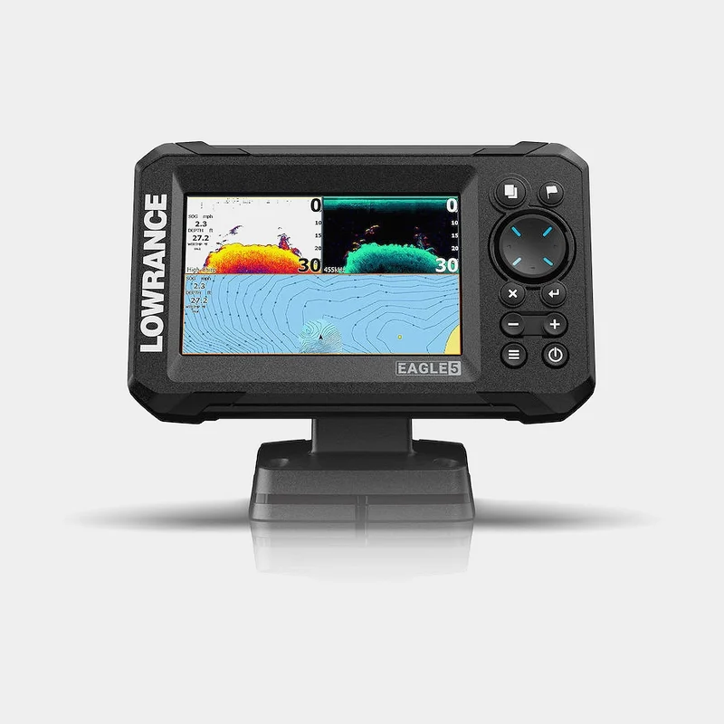 Karttaplotteri / kaikuluotain Lowrance Eagle, 7" + HDI 83/200-kaikuluotainanturi (CHIRP | DownScan | & kiinteä taajuus)