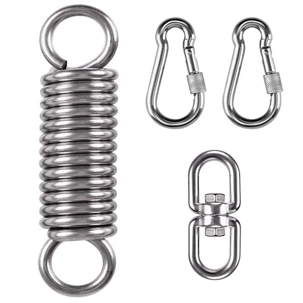 Hengekøye Stol Hengende Sett Oppheng Svingbar Henger Krok for Boksesekker Hengekøye Stol Huske Sete Veranda Huske 500 LB Type B