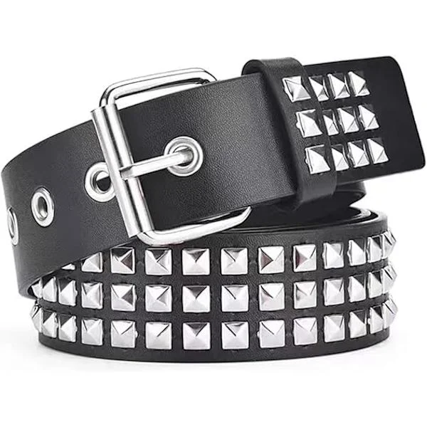 Spikad Bälte Punk Bälte Y2K Goth Bälte för Män eller Kvinnor