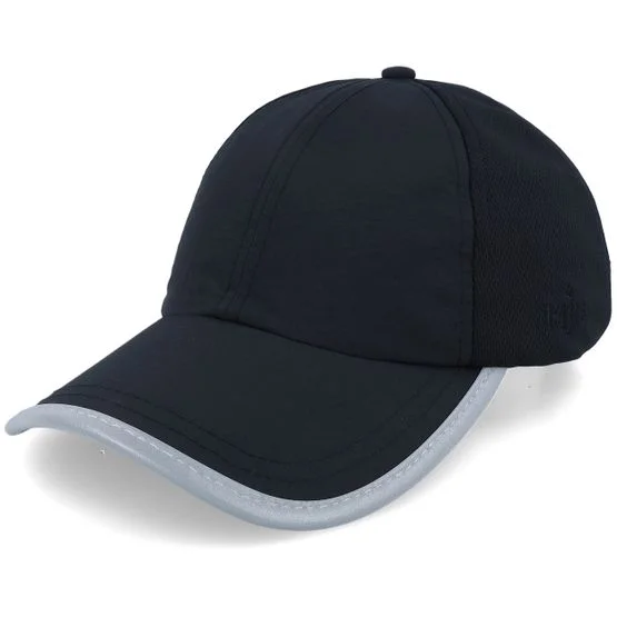 MJM Hats - Black - unconstructed - Cap - Polyamide/Polyester Black Dad Cap - Hatstore