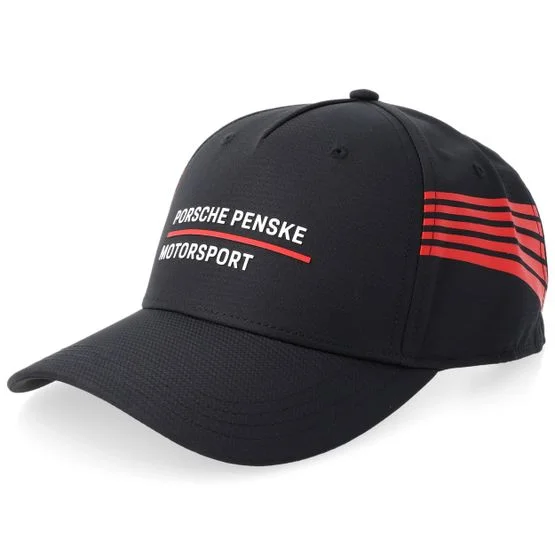 Porsche - Motor Svart adjustable Caps - Porsche Fanwear Penske Cap Black A-frame Adjustable @ Hatstore
