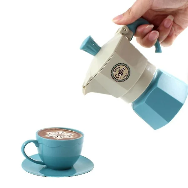 Klassiskt Moka Kaffeset för Espressokanna Köksleksak Flicka Favorit Moka Kanna Moka kanna